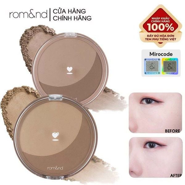  Phấn Tạo Khối Hai Màu Romand Better Than Shape 9.5g 