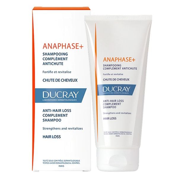  Dầu Gội Ducray Hỗ Trợ Giảm Rụng Tóc Anaphase+ Anti-Hair Loss Complement Shampoo 200ml 