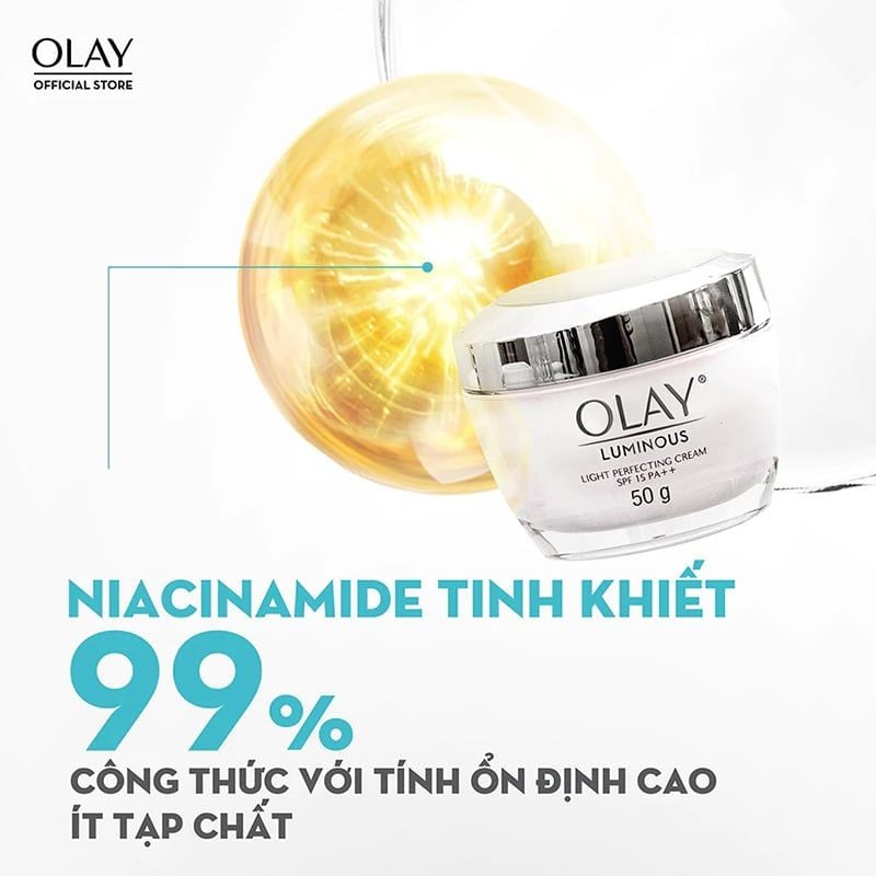 Kem Dưỡng Sáng Da Ngày & Đêm Olay Luminous Light Perfecting Cream 50g