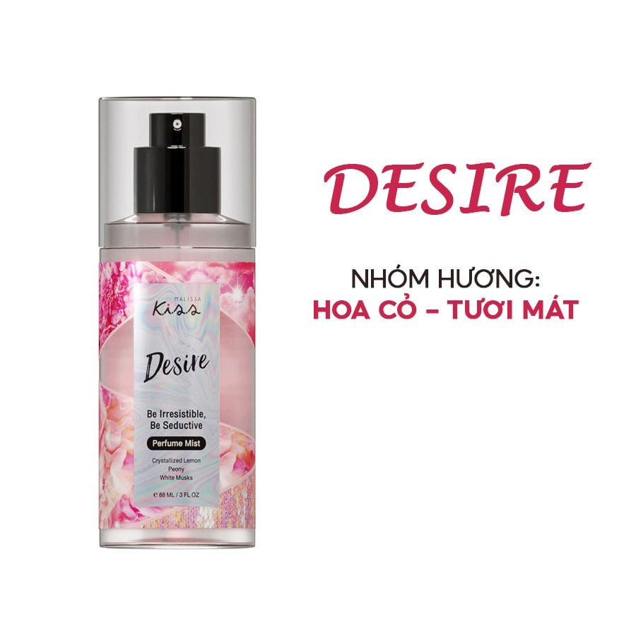 Xịt Thơm Toàn Thân Hương Nước Hoa Kiss My Body Perfume Mist 88ml