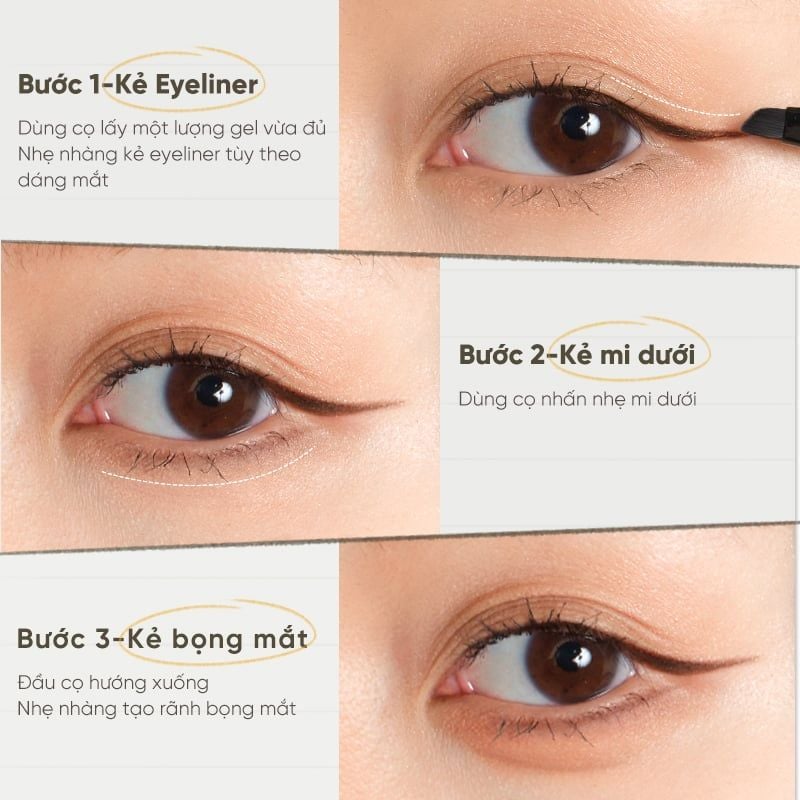 Gel Kẻ Mắt Dạng Hũ Lâu Trôi Judydoll Eyeliner Gel 7.5g