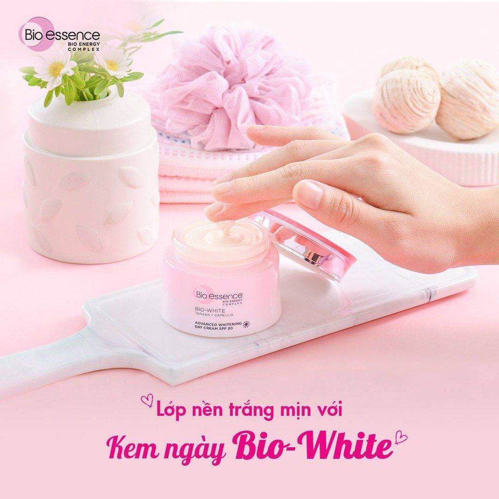 Kem Dưỡng Trắng Chuyên Sâu Ban Ngày Bio-essence Bio-White Advanced Whitening Day Cream SPF20 50g