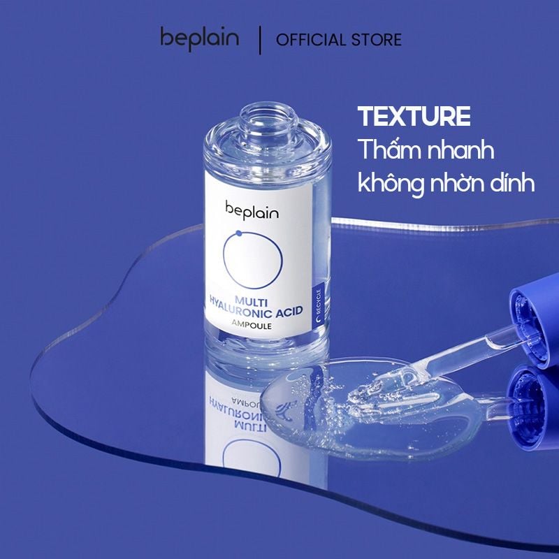 Tinh Chất Beplain Dưỡng Ẩm Cho Da Căng Mịn Multi Hyaluronic Acid Ampoule 30ml