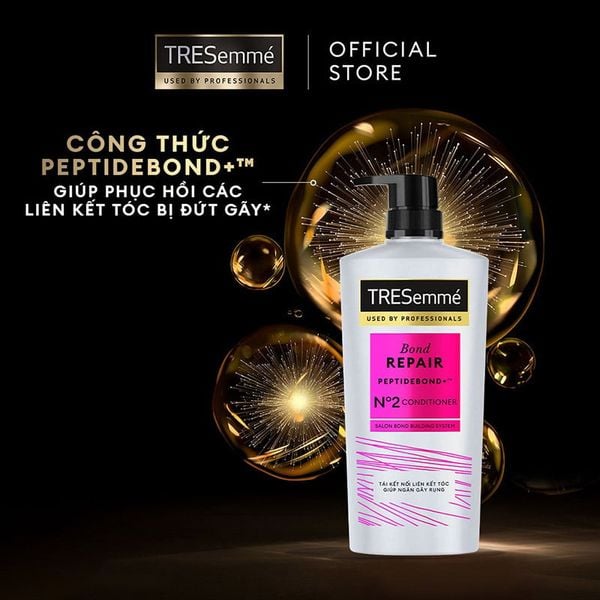  Dầu Xả TRESemmé Ngăn Tóc Gãy Rụng Salon Rebond Conditioner 620g 