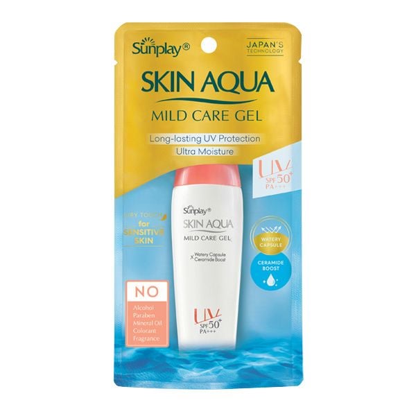 Kem Chống Nắng Sunplay Dành Cho Da Nhạy Cảm Skin Aqua Mild Care Gel SPF50 +/ PA +++ 25g