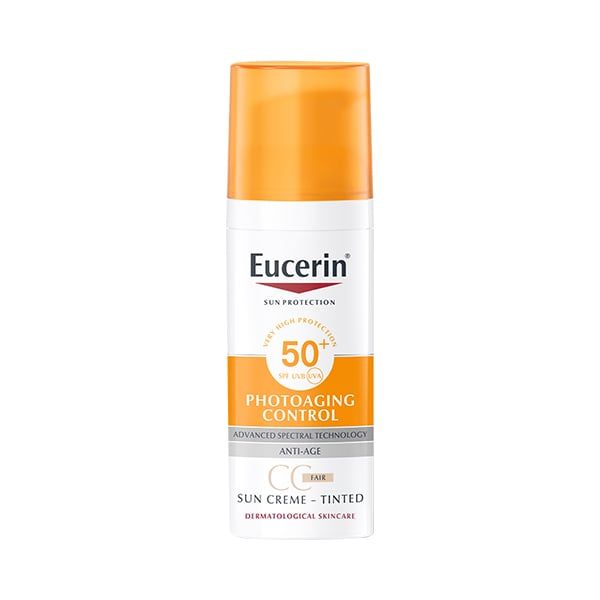 Kem Chống Nắng Làm Đều Màu Da Eucerin Sun Creme Tinted Photoaging Control CC Fair 50ml