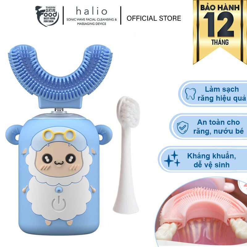 Bàn Chải Đánh Răng Điện Dành Cho Trẻ Em Halio Smart Sonic Electric Toothbrush Kids