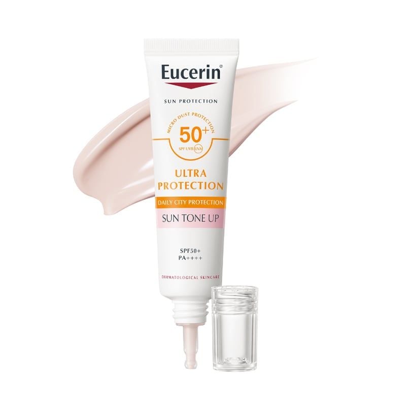 Tinh Chất Chống Nắng Eucerin Nâng Tông & Hỗ Trợ Dưỡng Sáng Da Ultra Protection Sun Tone Up SPF50+ PA++++ 30ml