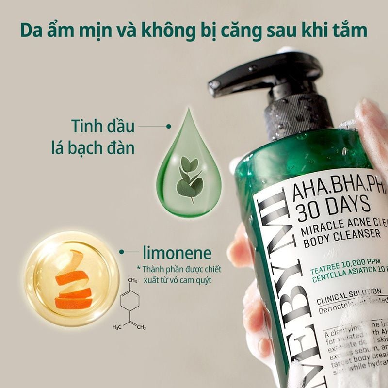 Sữa Tắm Làm Sạch Mụn Cơ Thể Some By Mi AHA-BHA-PHA 30 Days Miracle Acne Clear Body Cleanser 400g