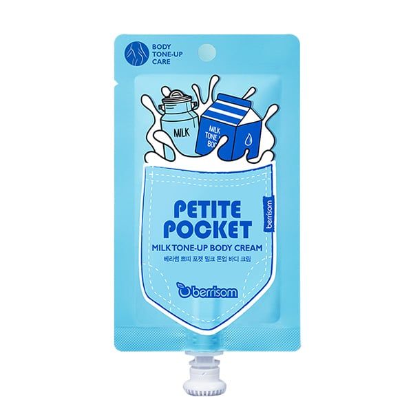 Kem Dưỡng Thể Giúp Nâng Tông Da Trắng Mịn Tự Nhiên Berrisom Petite Pocket Milk Tone-up Body Cream 30g