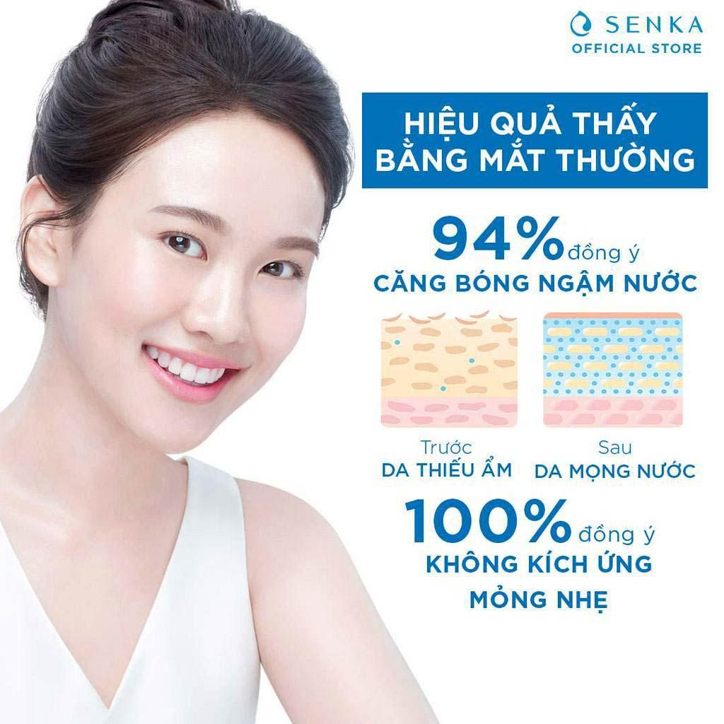 Mặt Nạ Ngủ Cấp Ẩm Chuyên Sâu Senka Deep Moist Gel Cream 50g