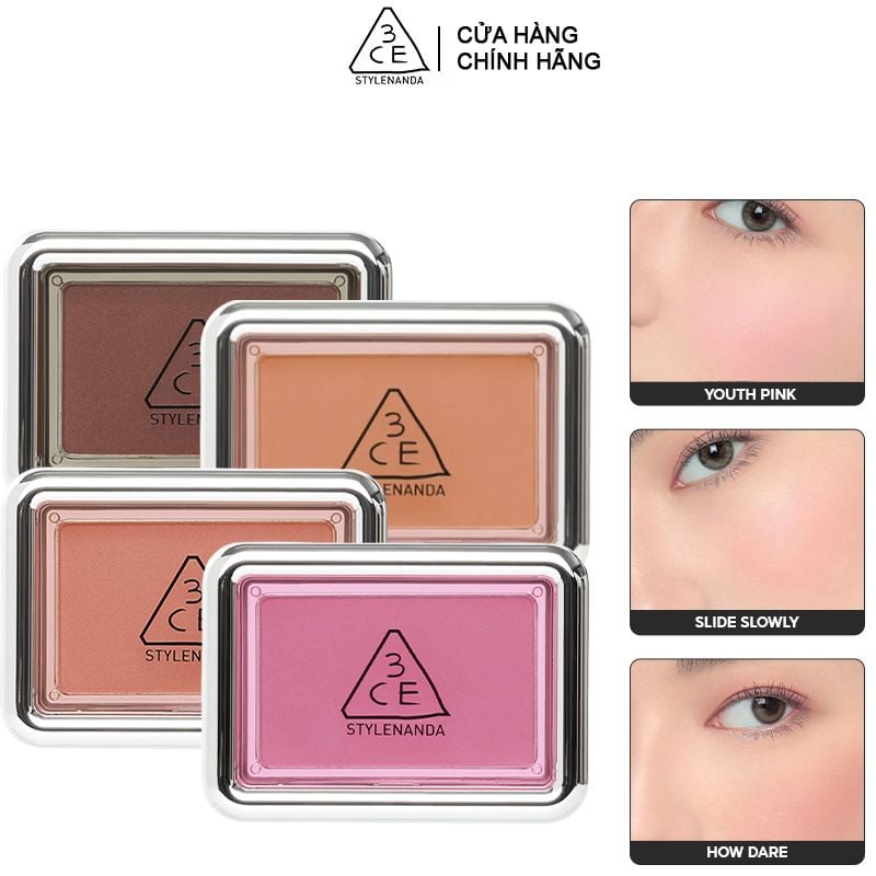 Phấn Má Hồng Bền Màu 3CE New Take Blusher 4.5g