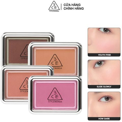 Phấn Má Hồng 3CE Bền Màu New Take Blusher 4.5g