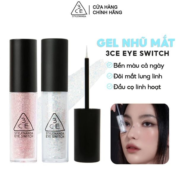  Gel Nhũ Mắt Lấp Lánh 3CE Eye Switch 4.3g 
