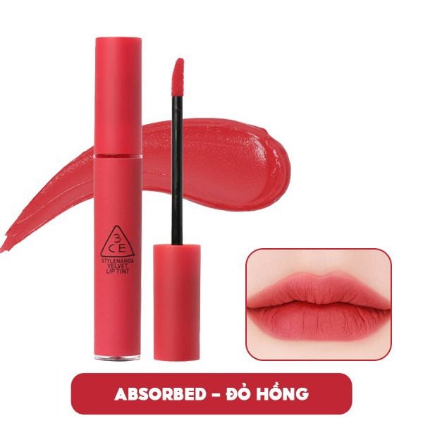 Son Kem Lì, Lên Màu Chuẩn 3CE Velvet Lip Tint 4g