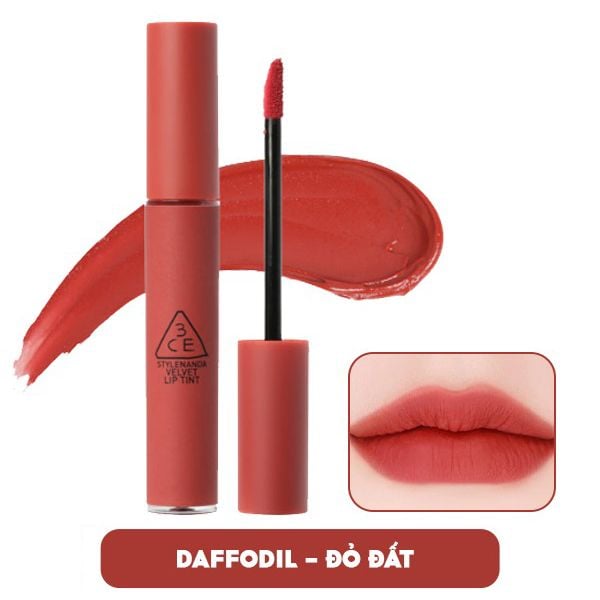 Son Kem Lì, Lên Màu Chuẩn 3CE Velvet Lip Tint 4g