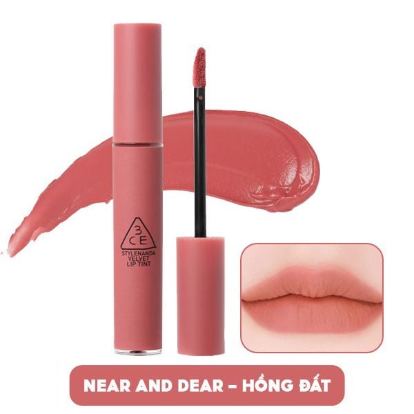 Son Kem Lì, Lên Màu Chuẩn 3CE Velvet Lip Tint 4g