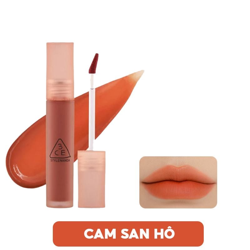 Son Kem Lì, Mịn Mượt Nhẹ Môi 3CE Blur Water Tint 4.6g