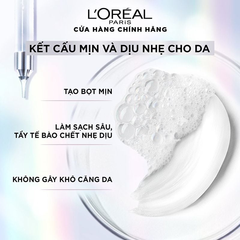 Sữa Rửa Mặt Hỗ Trợ Làm Sáng Da L'oreal Glycolic-Bright Glowing Daily Cleanser Foam 100ml