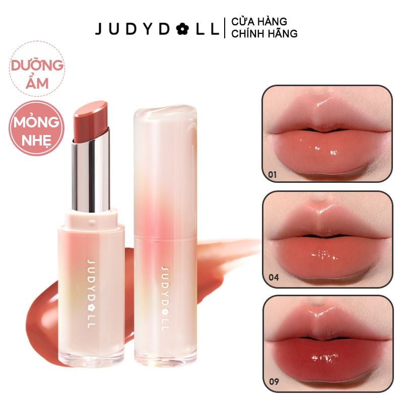 Son Dưỡng Có Màu Judydoll Làm Mềm Môi Watery Glow Lipstick 3g