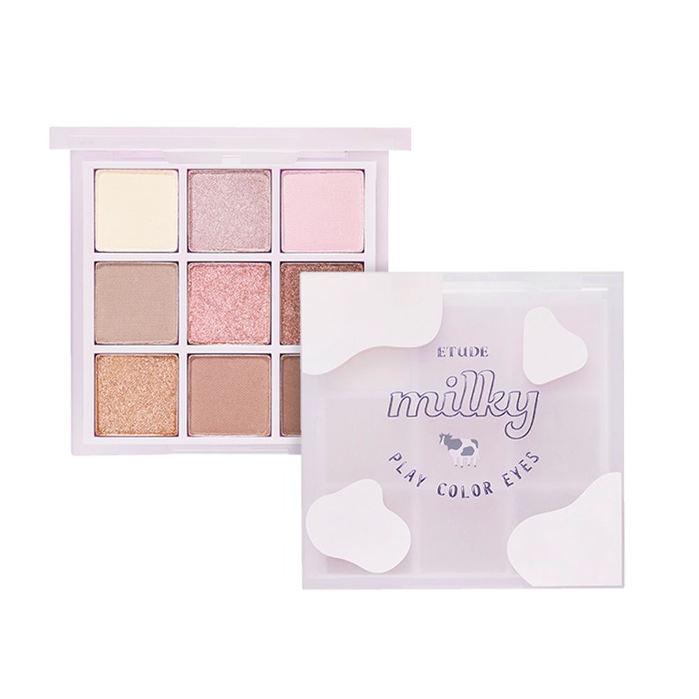 Bảng Phấn Mắt 9 Ô Ngọt Ngào, Trong Trẻo Etude Play Color Eyes Milky New Year #BLUEBERRY MILK