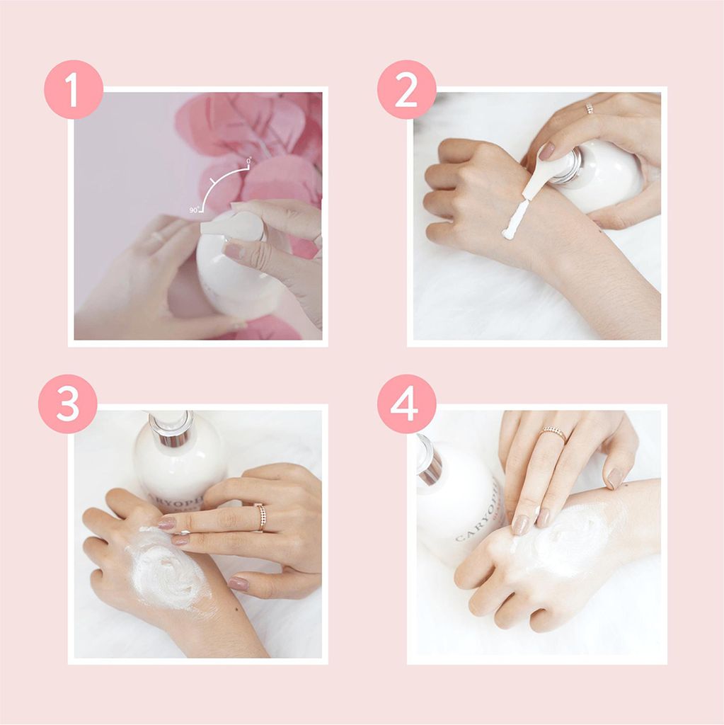 Kem Dưỡng Caryophy Hỗ Trợ Làm Sáng Da, Nâng Tông Da Glass Skin In Shower Body Tone-Up Cream 300g