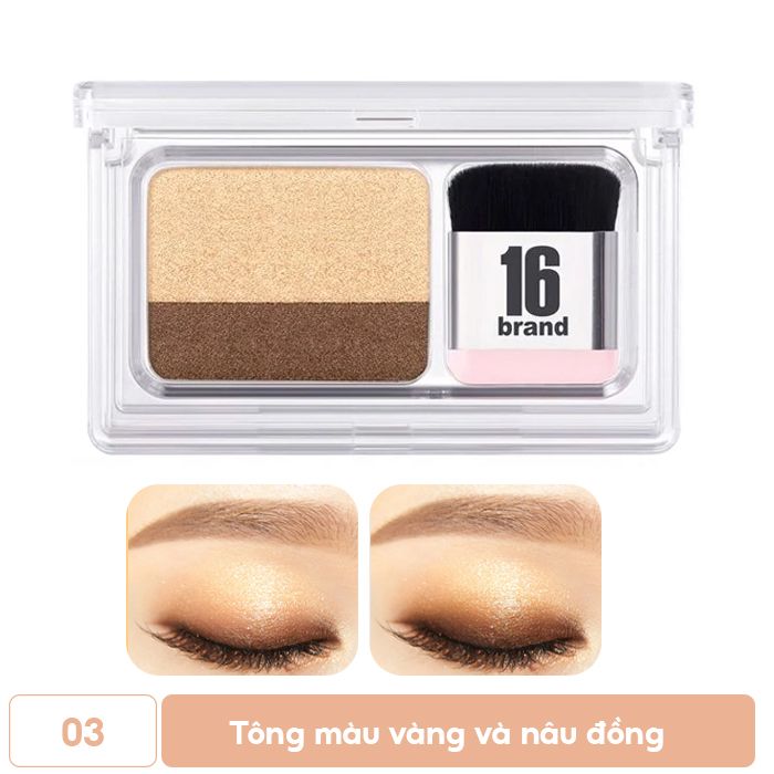 Bảng Màu Mắt Và Cọ Tiện Dụng 16Brand Eye Magazine