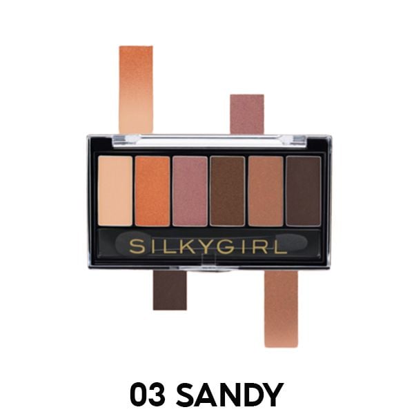 Bảng Phấn Mắt 6 Màu Xinh Xắn Cho Đôi Mắt Lung Linh Silkygirl Truly Nude Eye Shadow Palette 6g