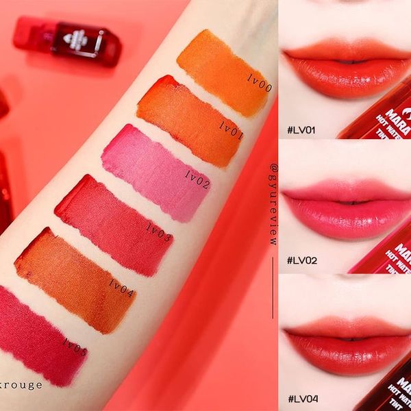  Son Tint Lì Cho Môi Căng Mọng Black Rouge Hot Water Tint 4.5g 