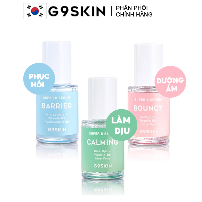 Serum G9Skin Tinh Chất Phục Hồi, Dưỡng Ẩm, Làm Dịu Da G9Skin Super B Serum 30ml