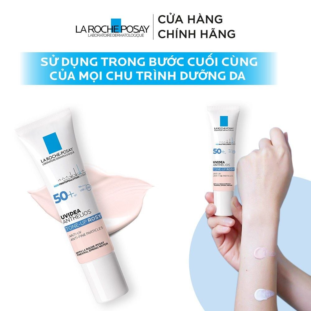 Kem Chống Nắng Nâng Tông Da Sáng Hồng La Roche-Posay Uvidea Anthelios Tone-Up Rosy SPF50+ 30ml