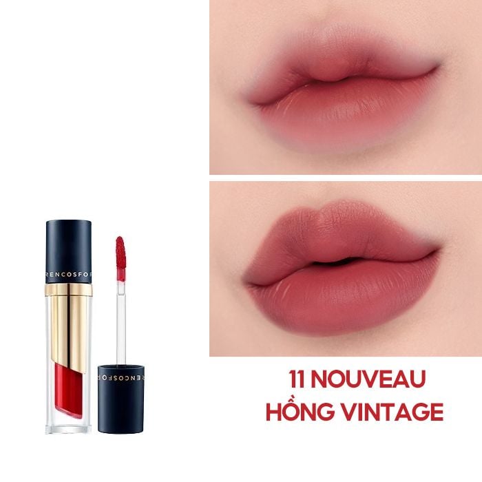 Son Kem Hàn Quốc Siêu Lì, Mịn Mượt, Lên Màu Chuẩn Forencos Tattoo Clair Velvet Tint 4g #16 RULER