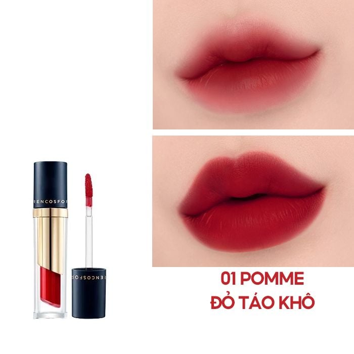 Son Kem Hàn Quốc Siêu Lì, Mịn Mượt, Lên Màu Chuẩn Forencos Tattoo Clair Velvet Tint 4g #16 RULER