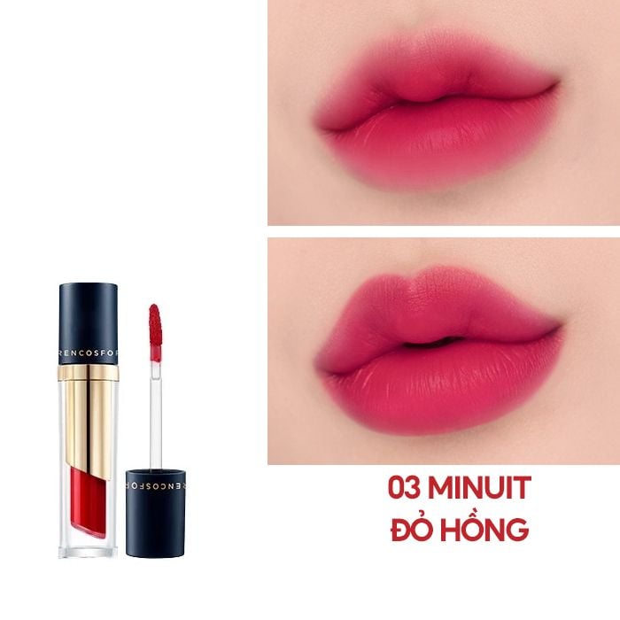 Son Kem Hàn Quốc Siêu Lì, Mịn Mượt, Lên Màu Chuẩn Forencos Tattoo Clair Velvet Tint 4g #16 RULER