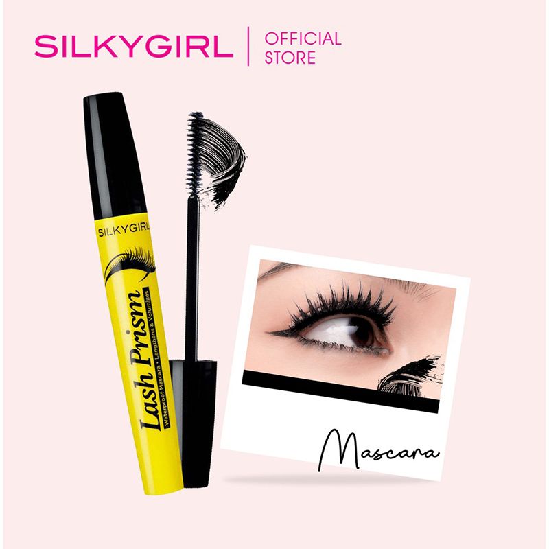 Mascara Silkygirl Làm Dày Mi, Chống Trôi Lash Prism Waterproof Mascara 01 Blackest Black - 4ml