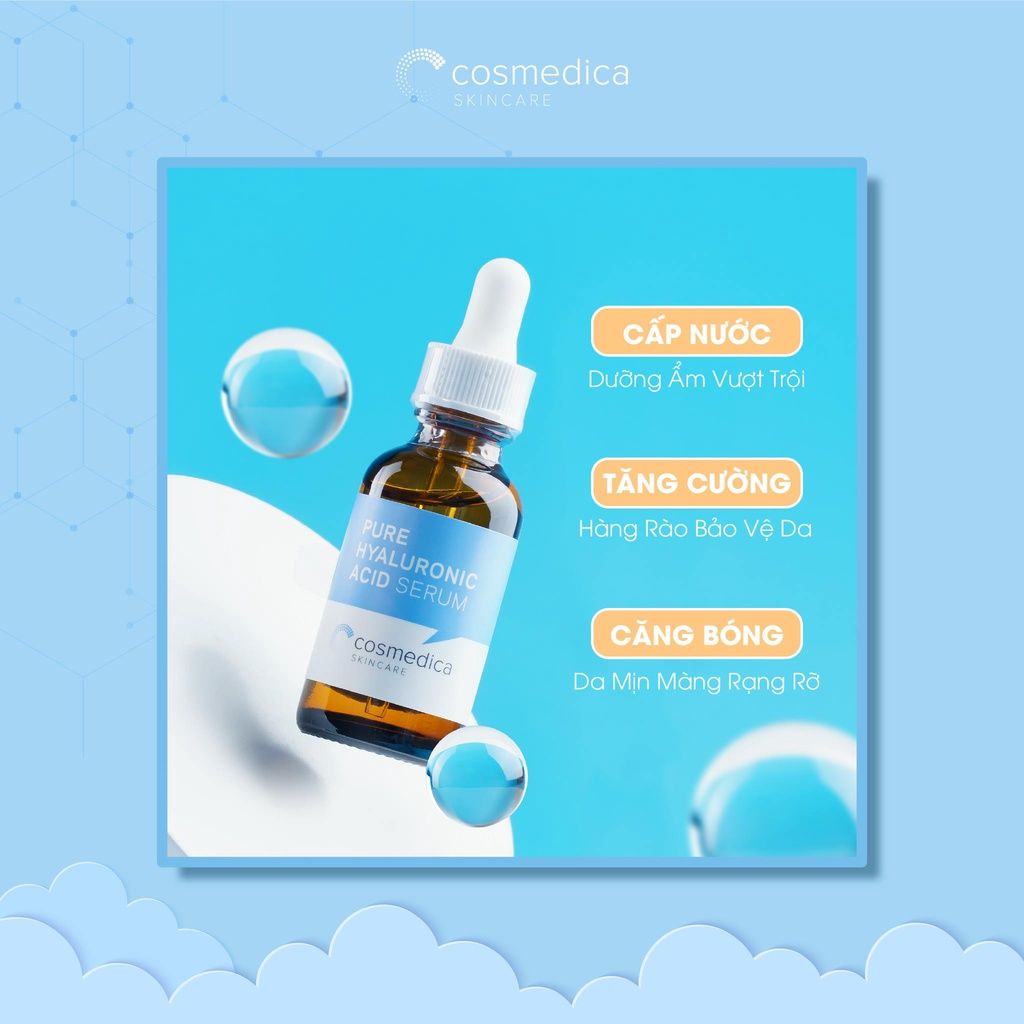 Serum Cosmedica Tinh Chất Dưỡng Ẩm Cosmedica Pure Hyaluronic Acid Serum 60ml