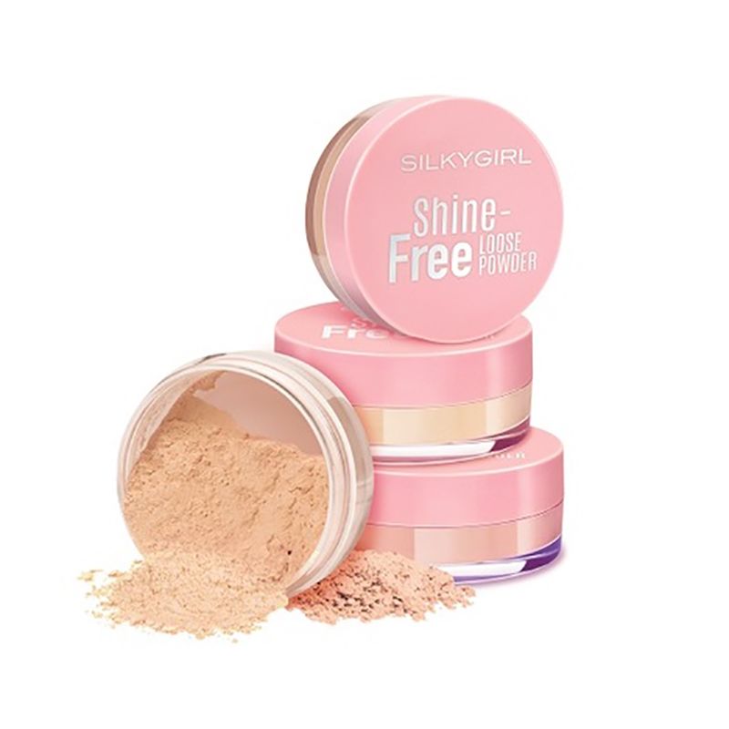 Phấn Phủ Dạng Bột Kiềm Dầu Silkygirl Shine-Free Loose Powder 8g