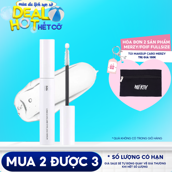 Serum Merzy Tinh Chất Dưỡng Mi Dài Và Dày Mi Merzy Long & Volume Eyelash Serum 8ml