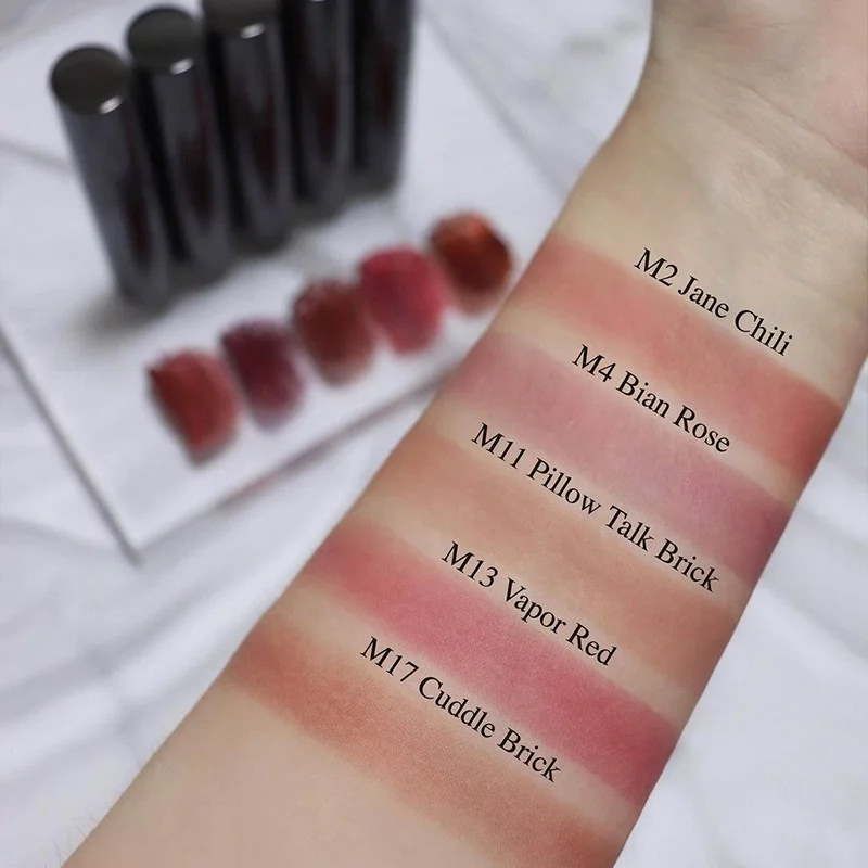 [M13 VỎ ĐỎ RED EDITION] Son Kem Siêu Lì, Mịn Môi Merzy Noir In The Mellow Tint