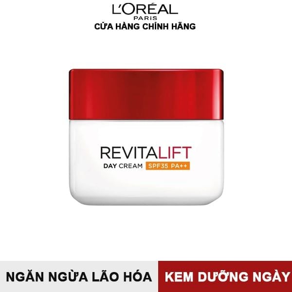 Kem Dưỡng Ngăn Ngừa Lão Hóa Ban Ngày L'Oreal Revitalift Moisturizing Cream Day SPF 35/PA++ 50ml