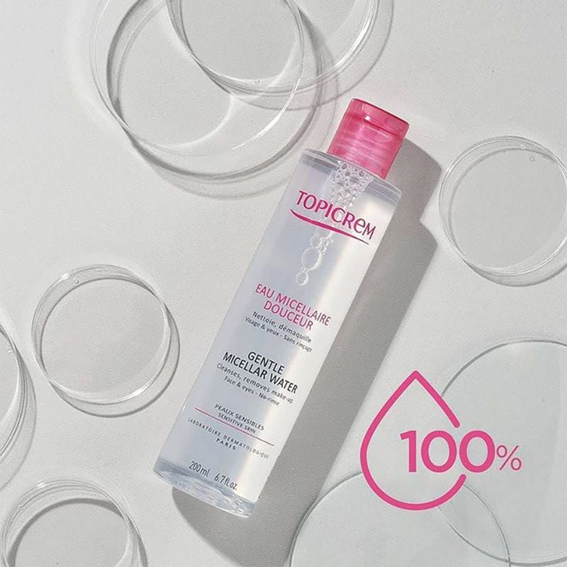 Sữa Rửa Mặt Dạng Gel Topicrem Không Chứa Xà Phòng Dành Cho Da Khô, Nhạy Cảm Gentle Cleansing Gel 200ml