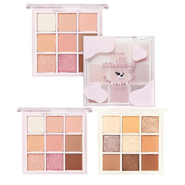 Bảng Phấn Mắt 9 Ô Ngọt Ngào, Trong Trẻo Etude Play Color Eyes Milky New Year #BLUEBERRY MILK