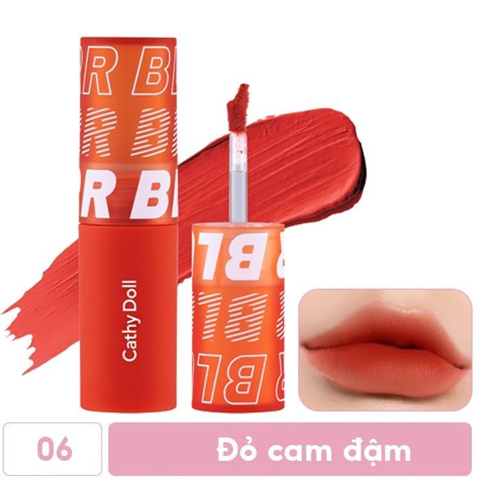 Son Kem Lì, Mịn Môi, Lâu Trôi Cathy Doll Air Relax Lip Blur 3.5g