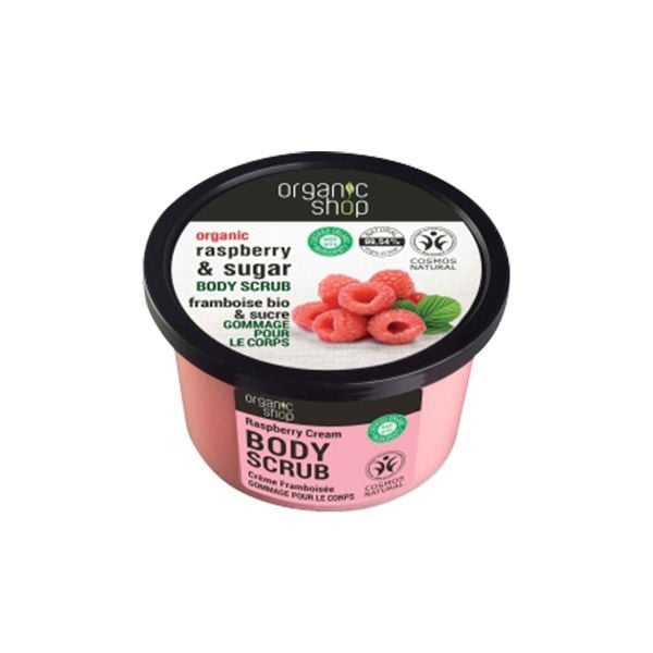 Tẩy Tế Bào Chết Body Organic Shop Dưỡng Da Ẩm Mịn Body Scrub 250ml