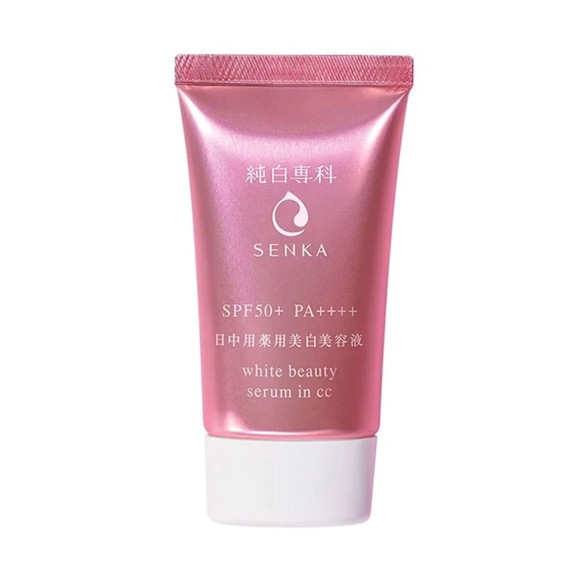 Serum Chống Nắng, Nâng Tông, Dưỡng Trắng Da Senka Aqua Bright Serum In CC SPF50+/PA++++ 40g