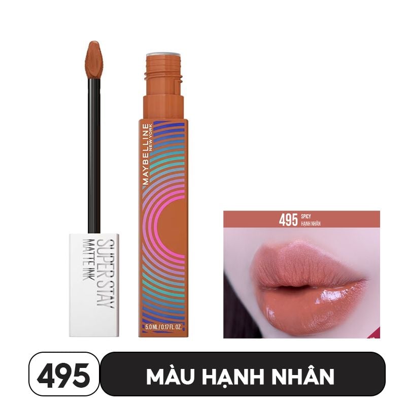 Son Kem Lì, Lên Màu Chuẩn, Lâu Trôi Maybelline New York Superstay Matte Ink City Edition 5ml