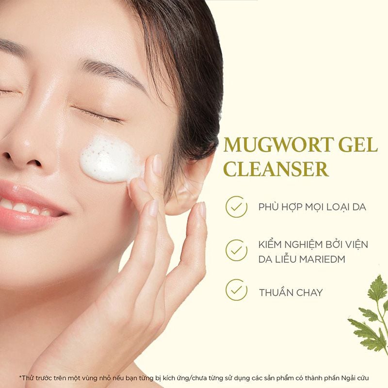 Sữa Rửa Mặt Sạch Sâu Dịu Nhẹ Chiết Xuất Ngải Cứu I'm From Mugwort Gel Cleanser 30ml