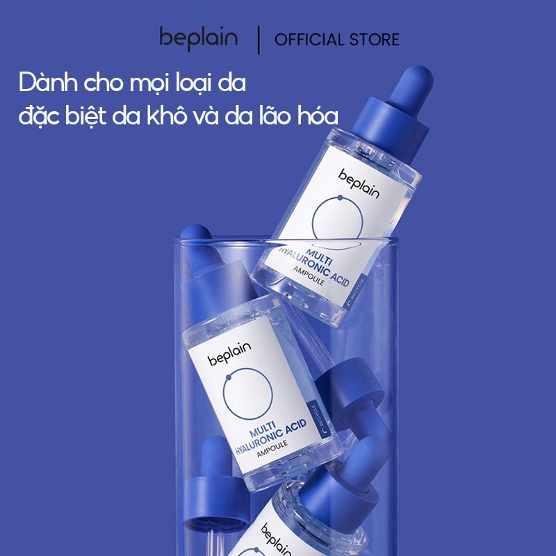 Tinh Chất Beplain Dưỡng Ẩm Cho Da Căng Mịn Multi Hyaluronic Acid Ampoule 30ml