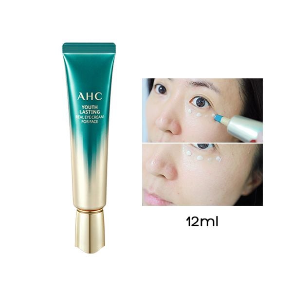 [Mini 12ml] Kem Dưỡng Mắt AHC Ngăn Ngừa Lão Hóa Làm Sáng Và Săn Chắc Da Youth Lasting Real Eye Cream For Face