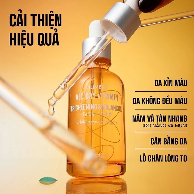Serum Jumiso Dưỡng Sáng Mờ Thâm All Day Vitamin Brightening And Balancing Facial Serum 30ml